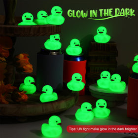 Tradder glow duck green 2-inch durable PVC for long-lasting use.