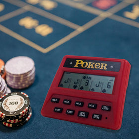 Trademark Poker Draw game action capture for quick, engaging rounds.