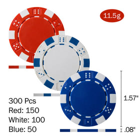 Trademark Poker includes two decks and dealer buttons for quick setup