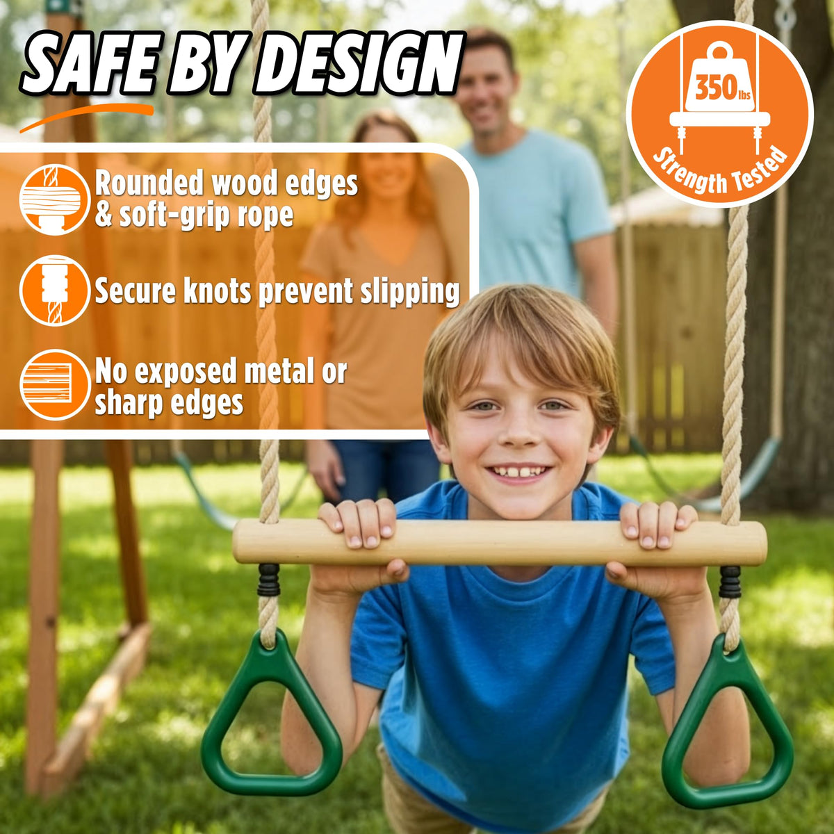 Trailblaze ninja warrior obstacle course accessory enhances backyard adventures.