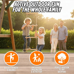 Trailblaze outdoor play accessory ready for treehouses and swings