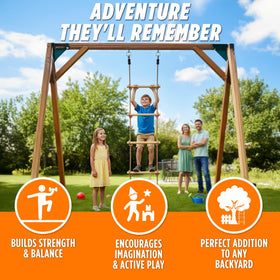 Trailblaze tangle-free design preserves ladder shape during play