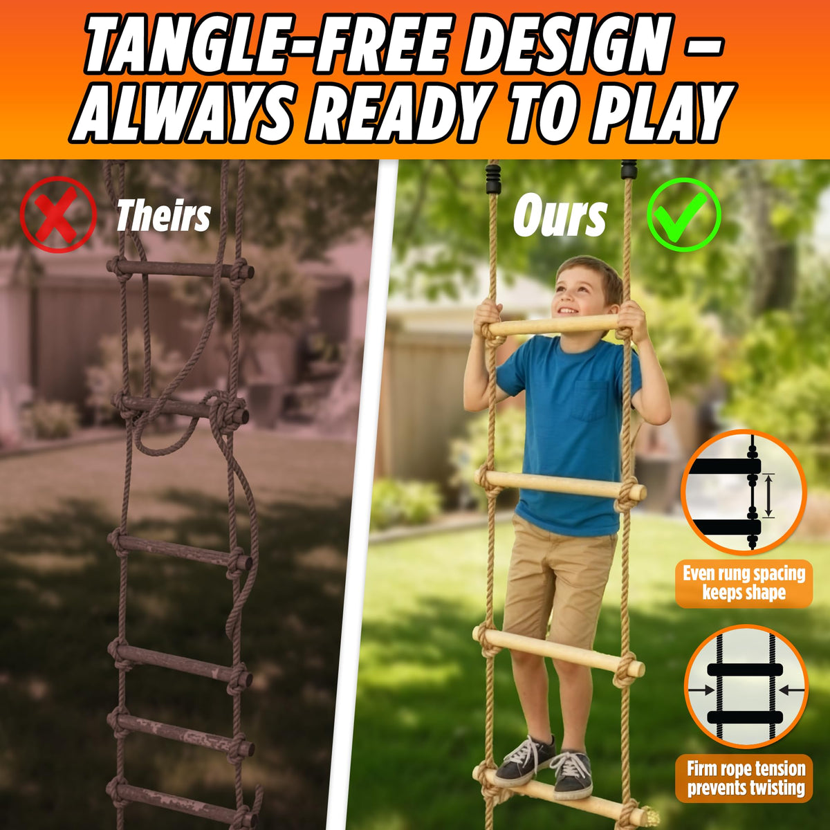 Trailblaze two carabiners for quick, secure hanging