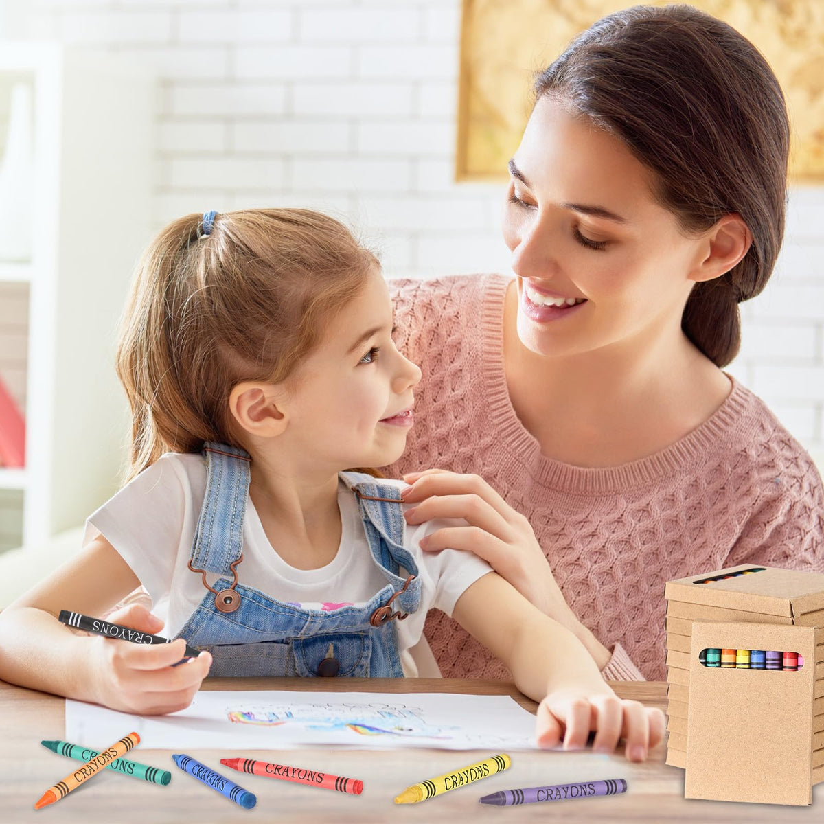 Trandraft Christmas gift crayons present a thoughtful creative toy for kids.