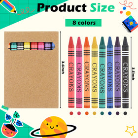 Trandraft crayons compact mini wrapped packs for mess-free art sessions.