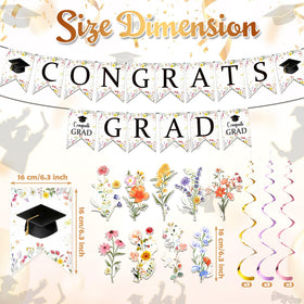 Trandraft graduation decor for walls and ceilings creates cohesive ambiance.
