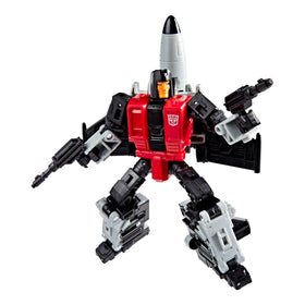 Transformers Aerialbot Skydive front view highlights deco for display