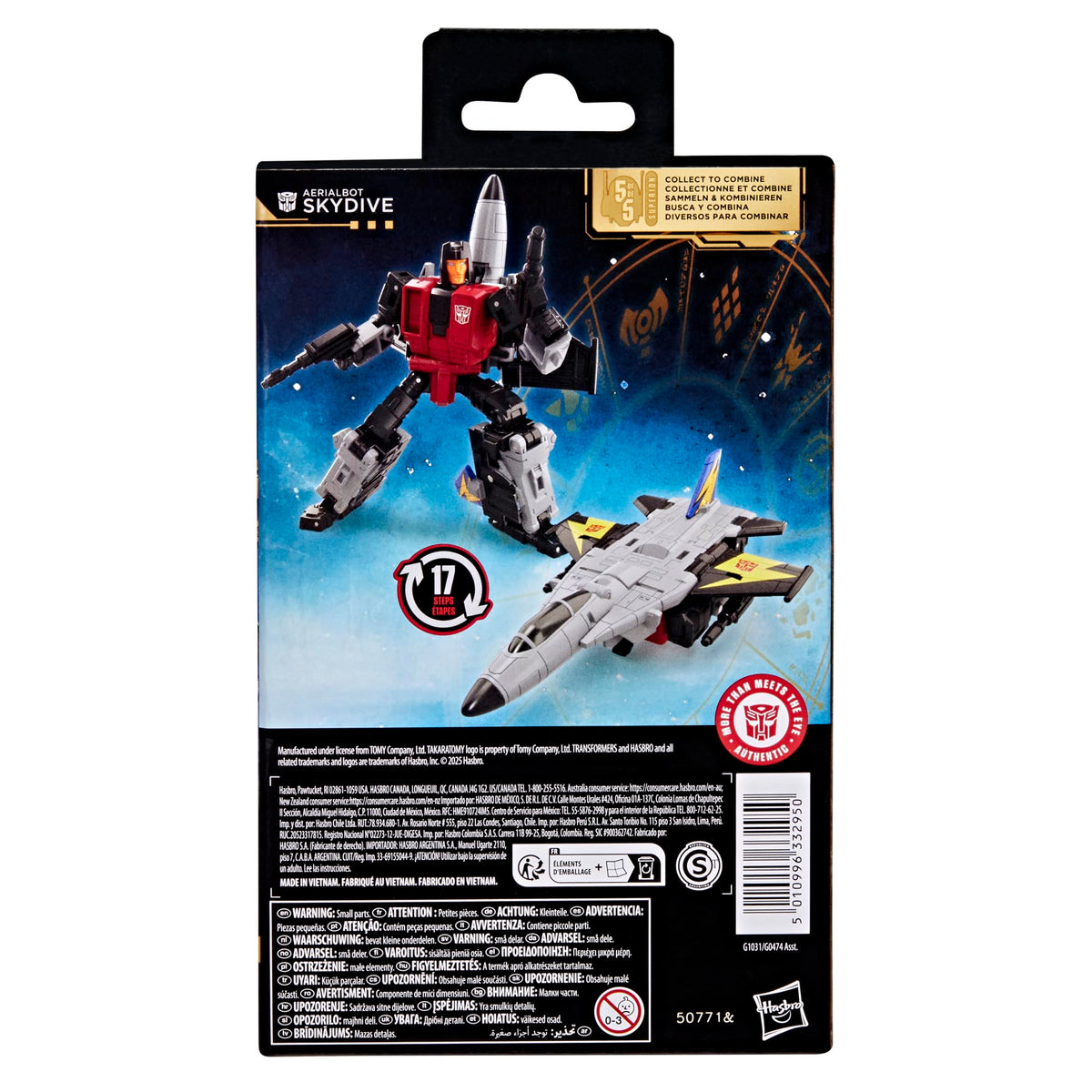 Transformers Aerialbot Skydive compatible with Superion for expanded setups