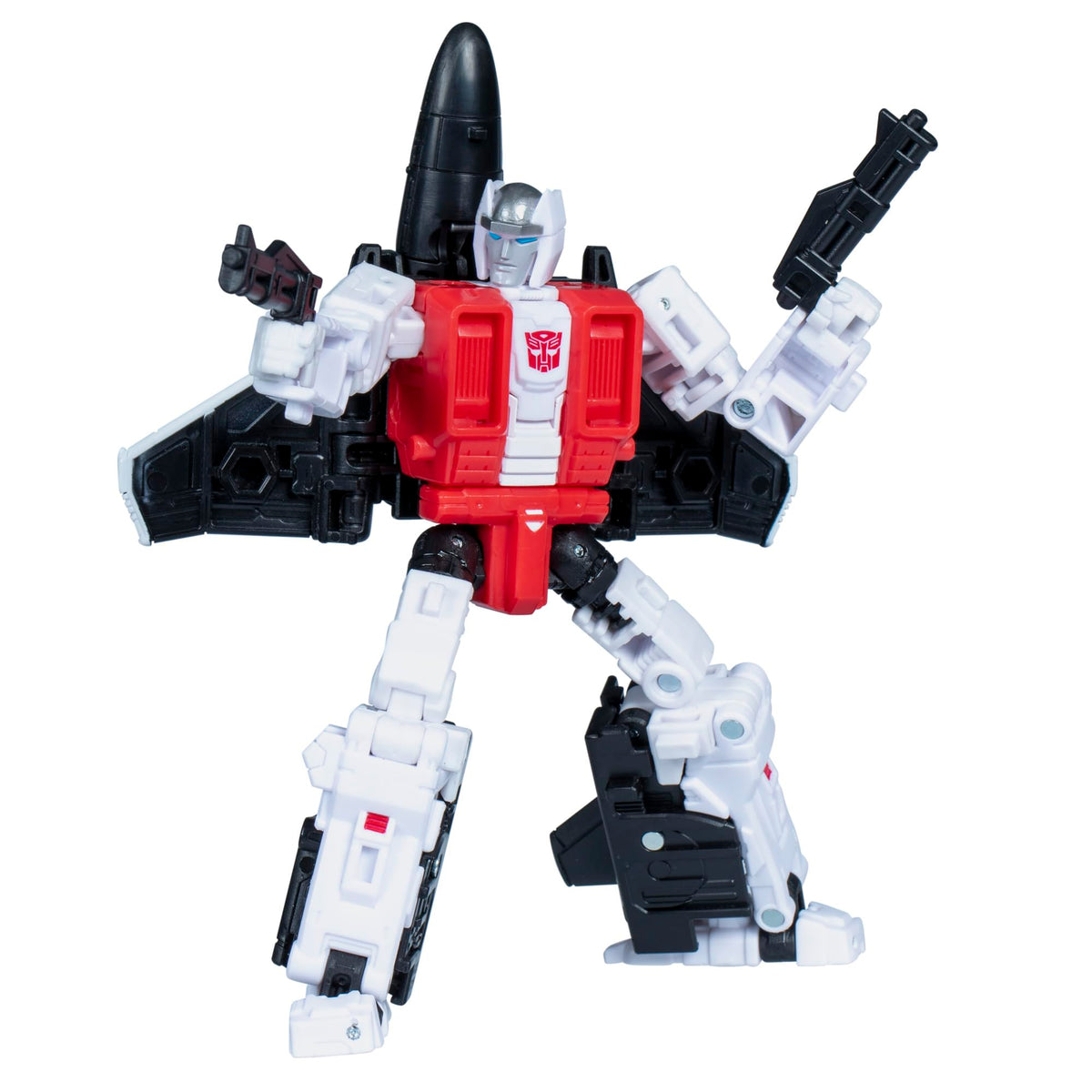 Transformers Air Raid robot mode figure with detailed deco for display and play.