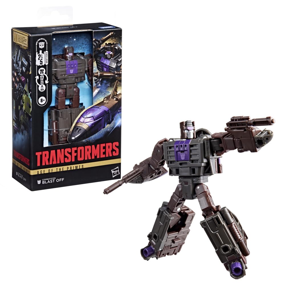 Transformers Combaticon Blast Off articulated joints enable poseable display