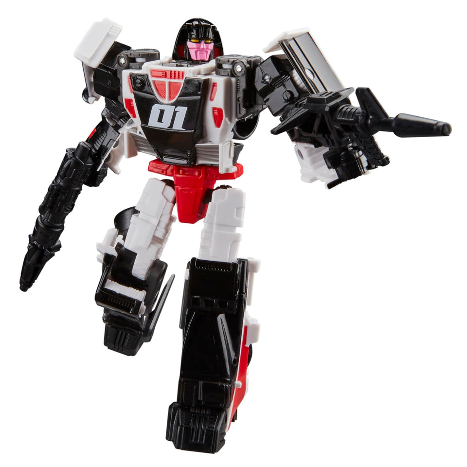 Transformers Decepticon Crasher figure in robot mode for dynamic poses and display.