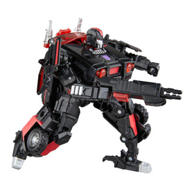 Transformers Flatline cannon accessory adds authentic battle-ready detail.