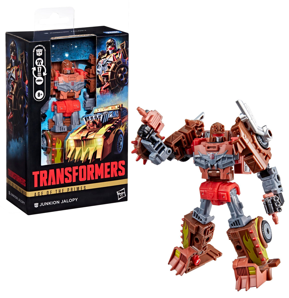Armor pieces from Junkion Jalopy detach to customize other figures.