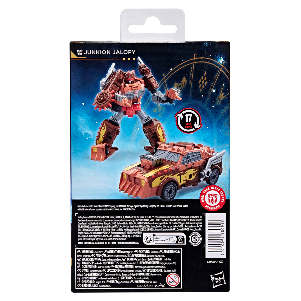 Includes multiple accessories to enhance action play and display setups.