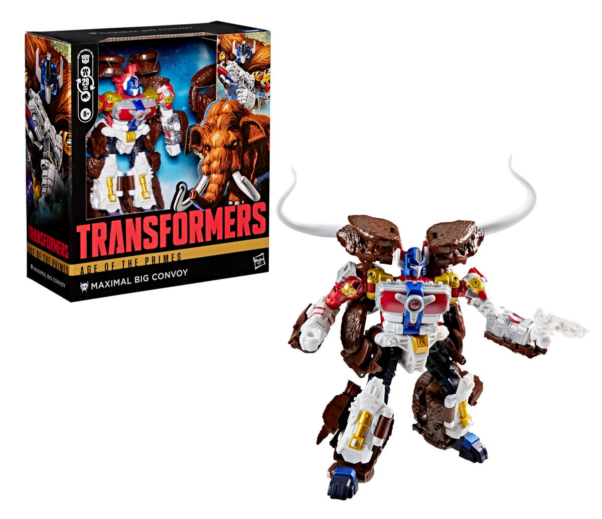 Transformers Maximal Big Convoy accessory set includes cannon and missiles for dramatic action.