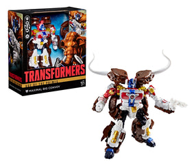 Transformers Maximal Big Convoy accessory set includes cannon and missiles for dramatic action.