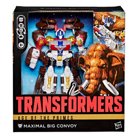 Transformers Maximal Big Convoy removable tusks add customization and realism.