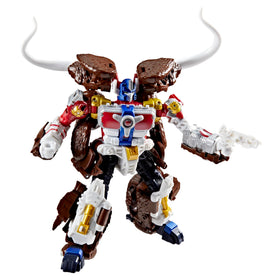 Transformers Maximal Big Convoy robot mode figure with detailed deco for display and posing.