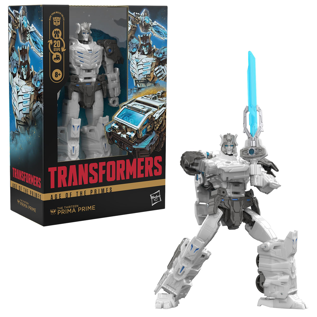 Transformers The Thirteen Prima Prime articulated figure for versatile poses.