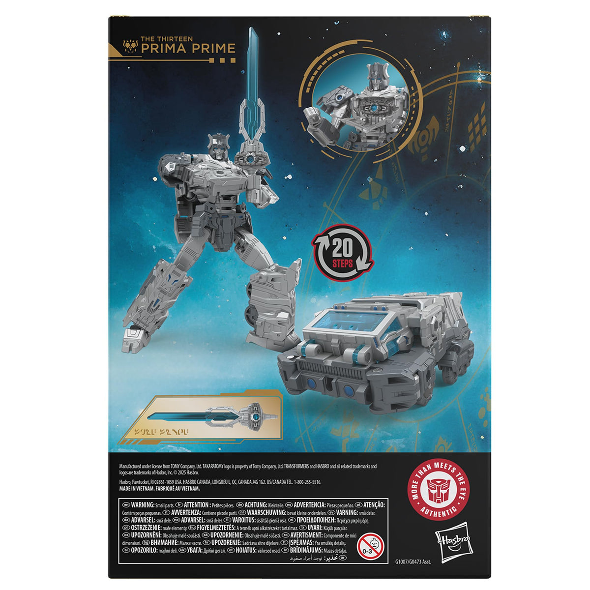 Transformers Prima Prime collectible gift for fans and collectors.