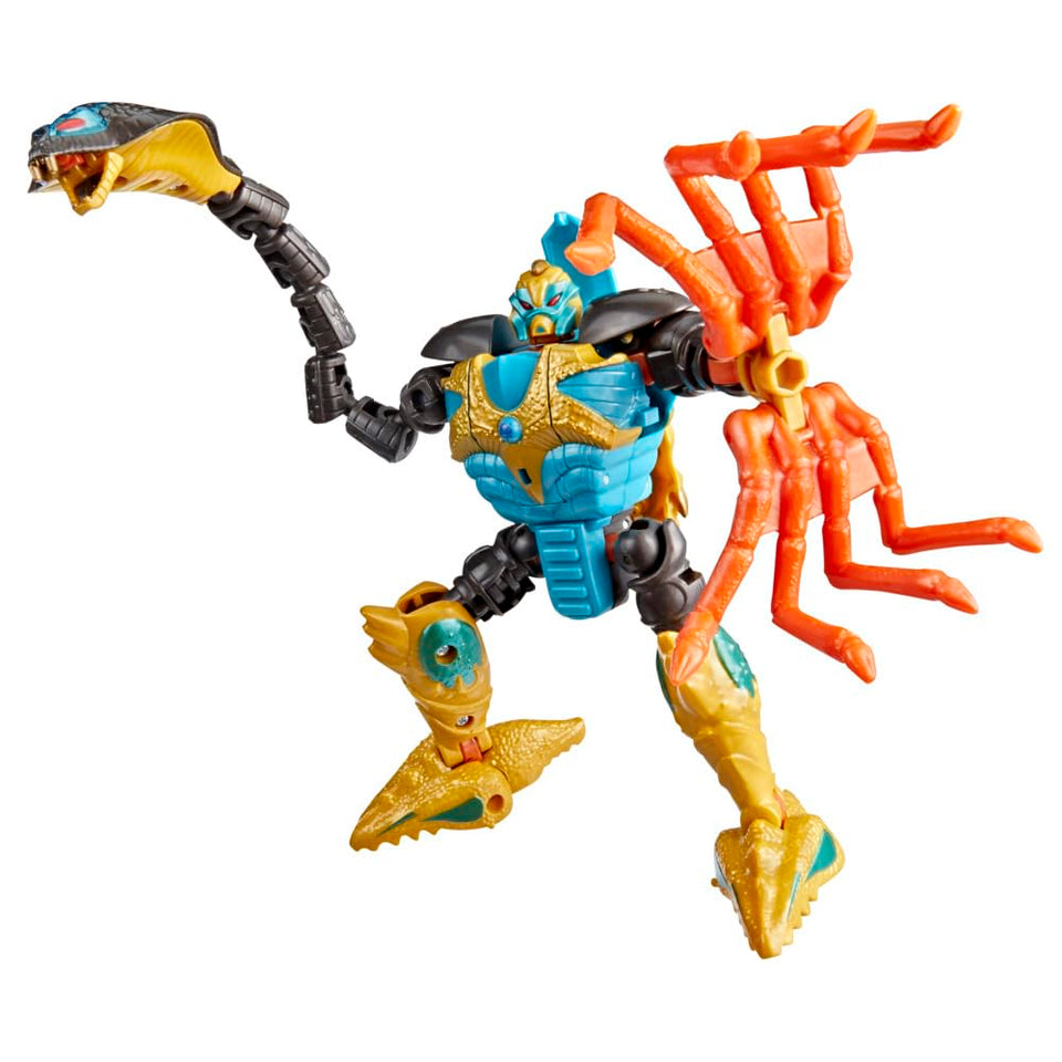 Transformers Quickstrike robot mode with dynamic poseability for display or play.
