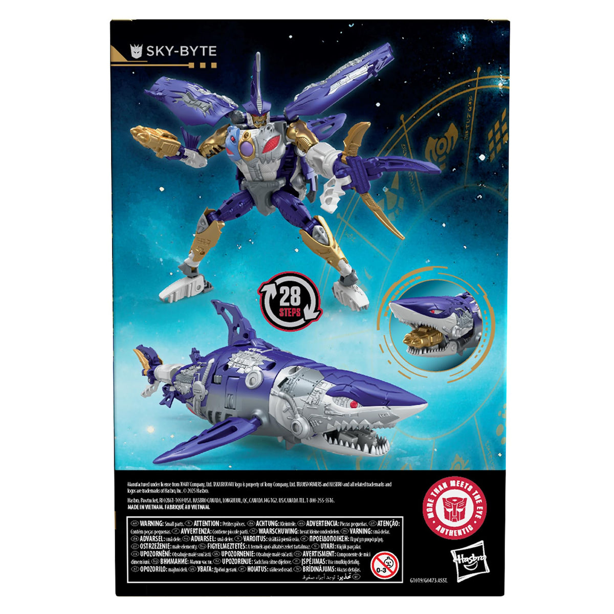 Transformers Age of the Primes Sky-Byte collectible for display and collection
