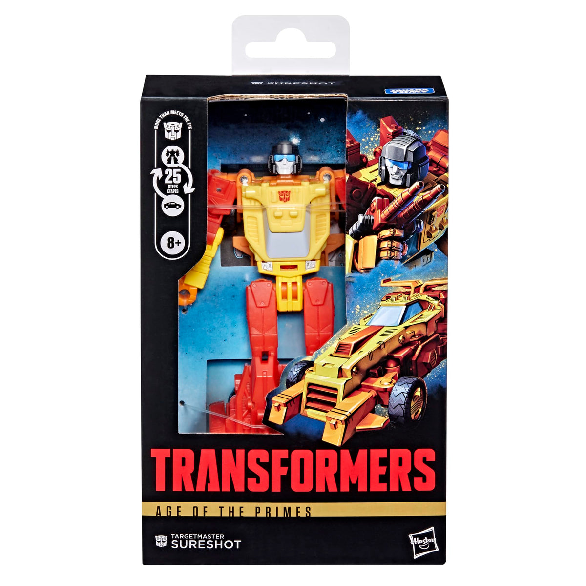 Transformers Sureshot is highly articulated for dynamic poses in display and play.
