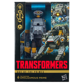 Thirteen Amalgamous Prime spider tank mode showcases 21-step conversion.