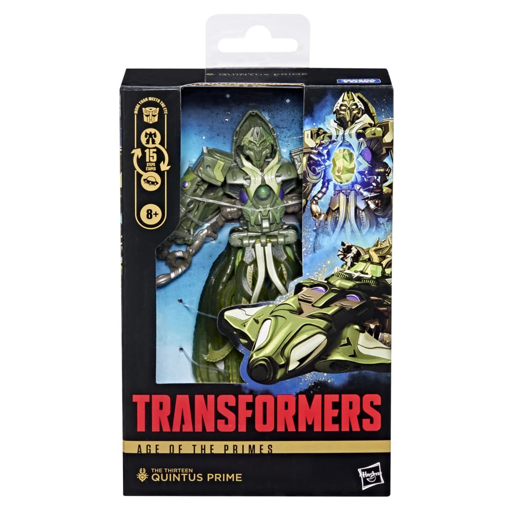 Transformers The Thirteen Quintus Prime Emberstone accessory fits cockpit for immersive action.