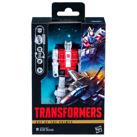 Transformers Air Raid articulated head, arms, and legs enable dynamic poses.