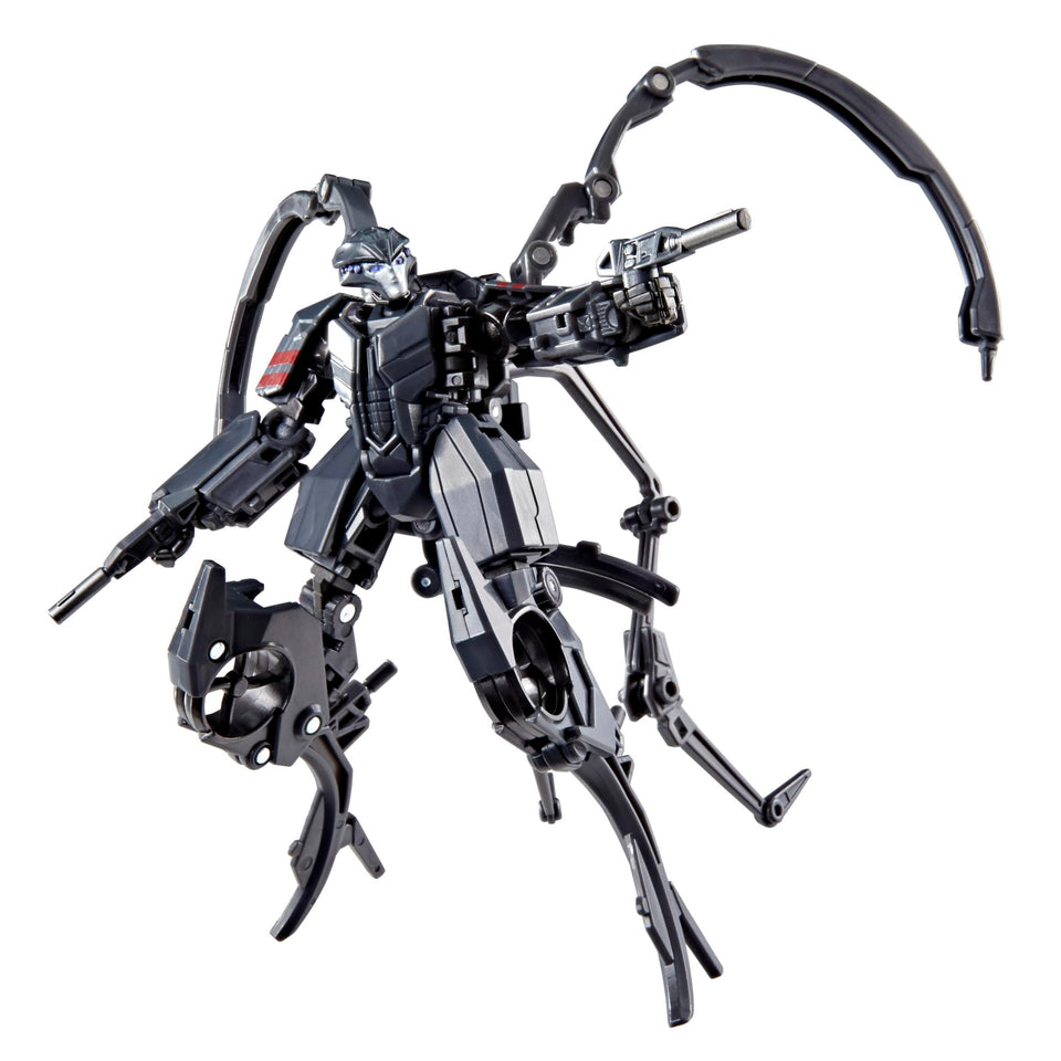 Transformers Airachnid Studio Series robot figure offers poseable display options