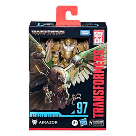 Transformers Airazor in peregrine falcon mode with realistic conversion.