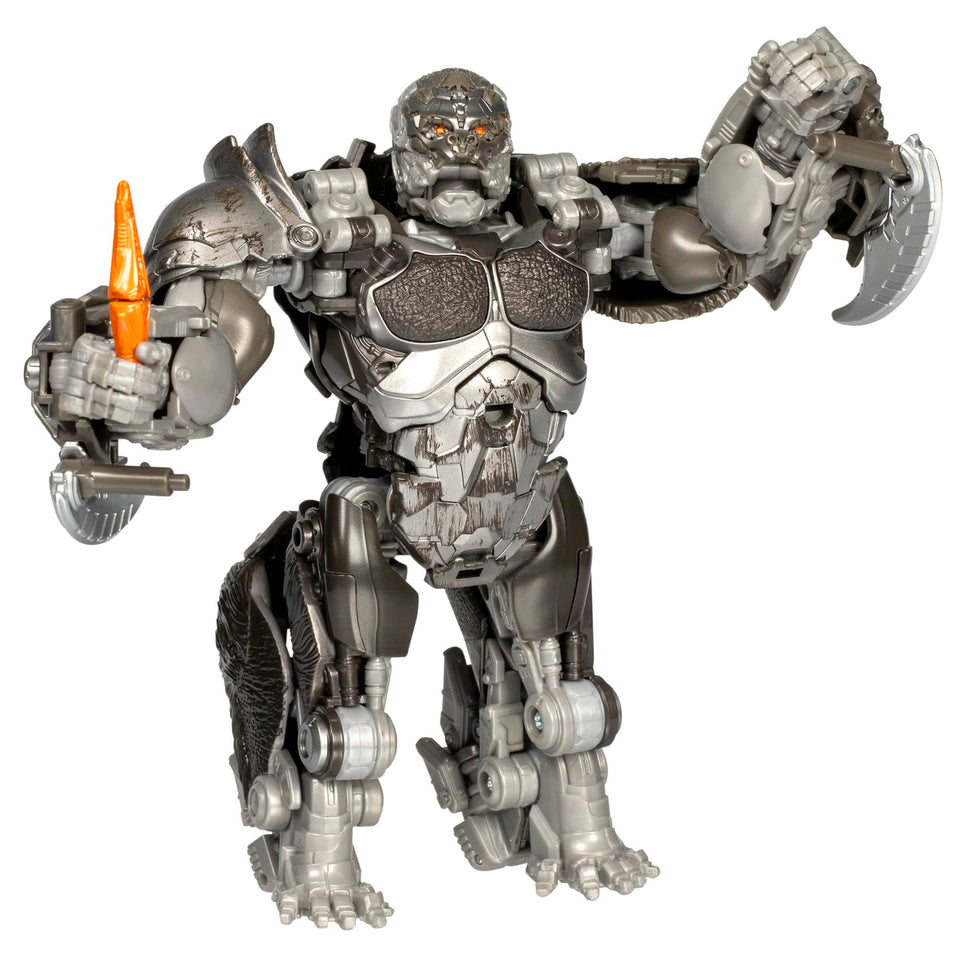 Transformers Apelinq figure in robot-to-ape mode for dynamic display and play