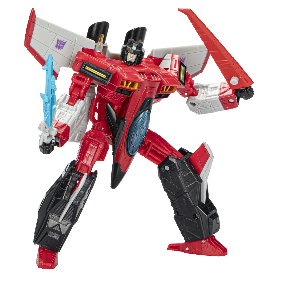 Transformers Armada Starscream jet mode showing dynamic wings and conversion