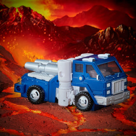 Transformers Autobot Pipes pipe blaster attachment adds action ready impact.