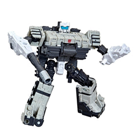 Transformers Autobot Slammer in tank mode, ideal for display and play.