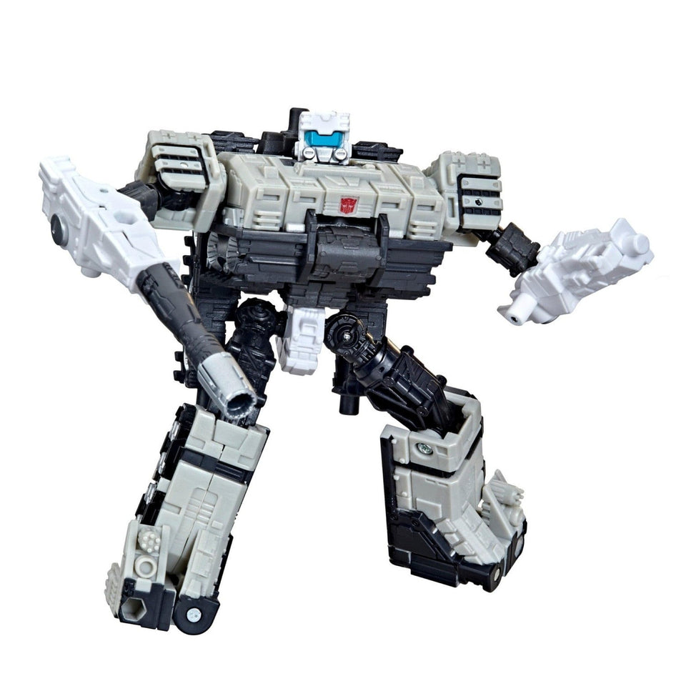 Transformers Autobot Slammer in tank mode, ideal for display and play.