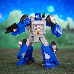 Beachcomber with blaster accessory prepared for action-packed scenarios