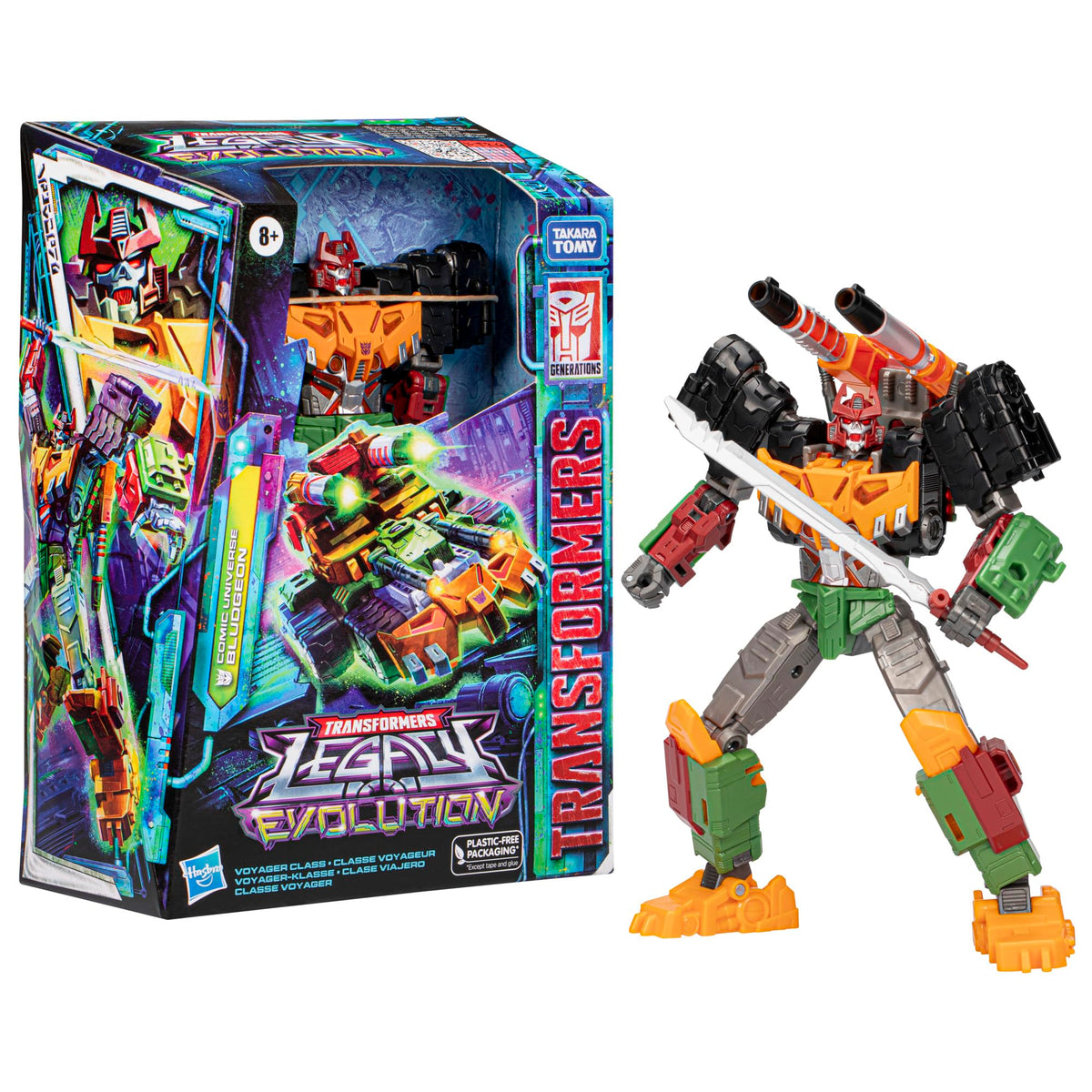 Transformers Bludgeon toy mid-pose ready for imaginative play