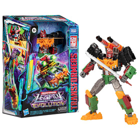 Transformers Bludgeon toy mid-pose ready for imaginative play