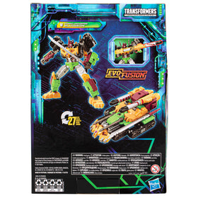 Transformers Bludgeon toy packaging showing tech-spec code reveal