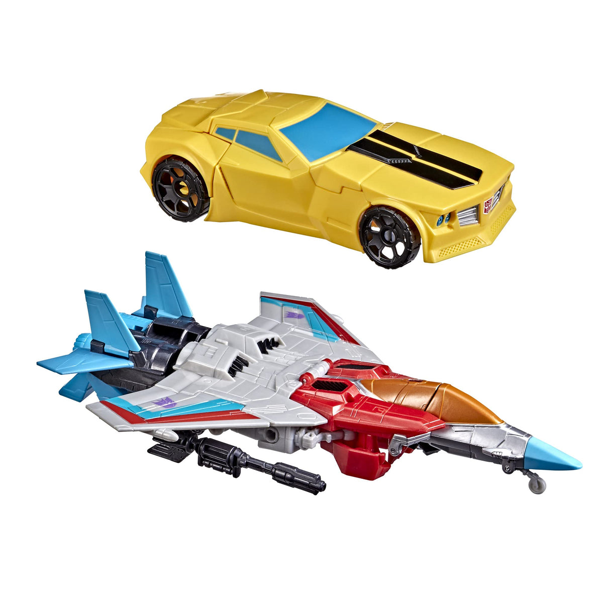 Transformers Bumblebee robot mode showcases 7-inch figure ready for action.