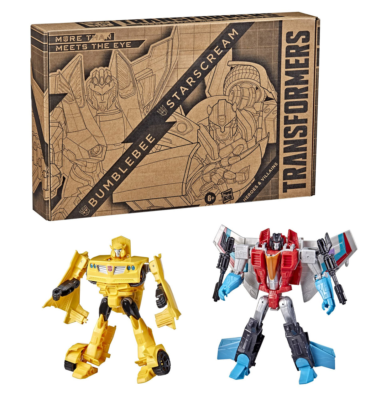 Transformers Bumblebee sportscar mode demonstrates quick conversion in five steps for young fans.