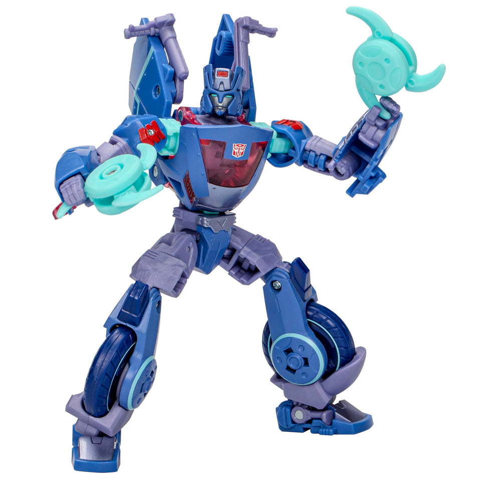 Transformers Chromia figure in robot mode for dynamic posing.