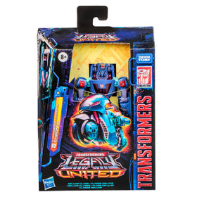 Transformers Chromia motorcycle in 20-step conversion for action play.