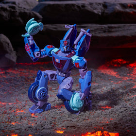 Transformers Chromia shuriken accessories attach as wheel hubcaps.