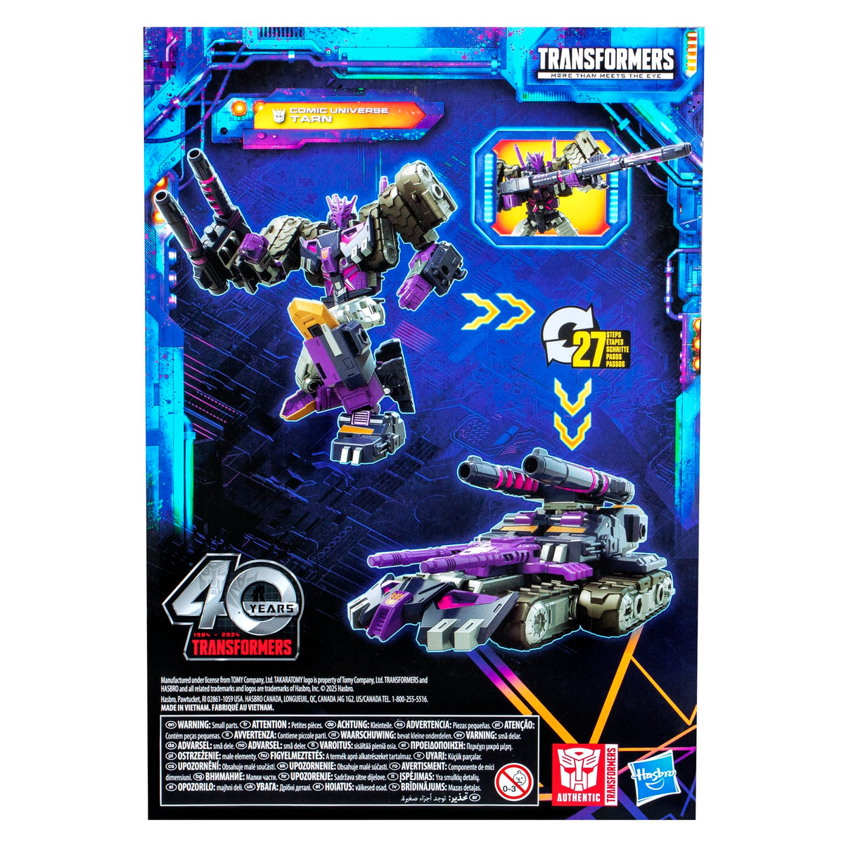 Transformers Comic Universe Tarn figure posed for an IDW-inspired lineup.