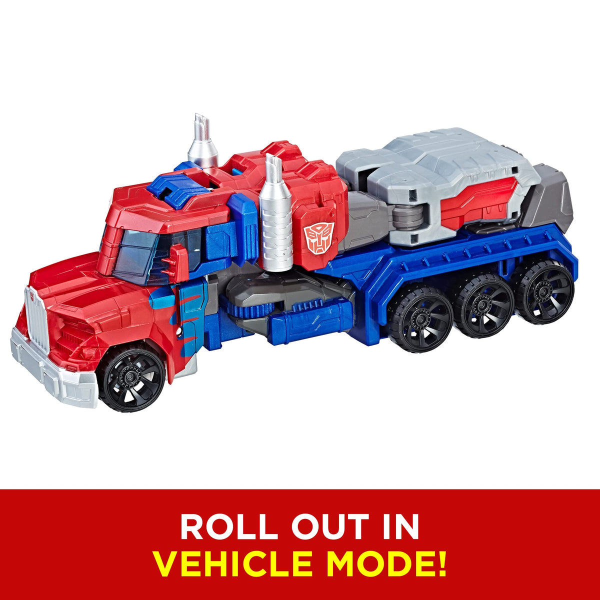 Transformers Cyber Commander Series 11-inch figure ready for Autobot battles.