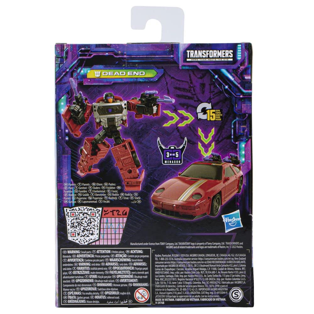 Transformers Dead End Energon blaster accessories ready for action poses.