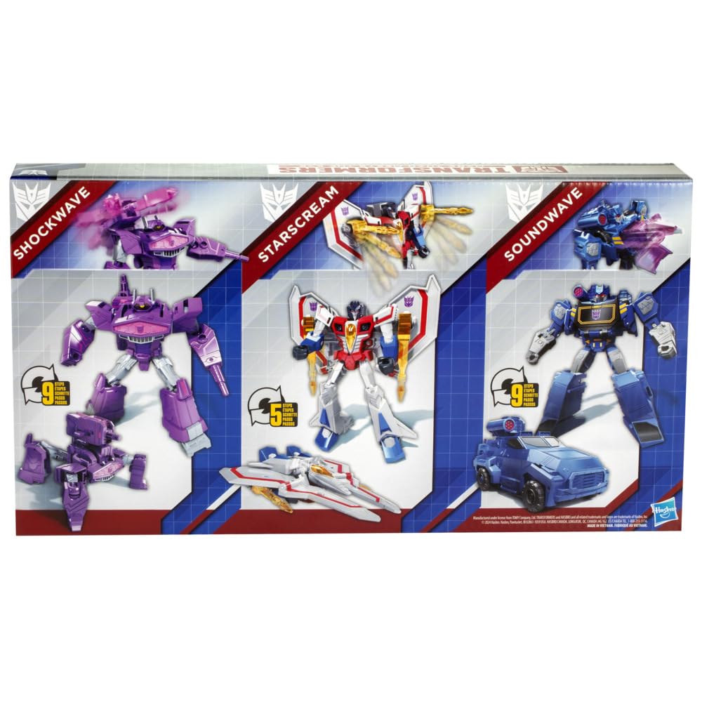 Transformers Decepticon Commander Starscream jet mode invites high-flying play sessions